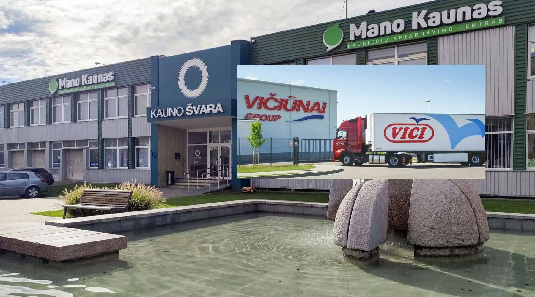 „Kauno švara“, Vičiūnų grupė / „Kas vyksta Kaune“ fotomontažas