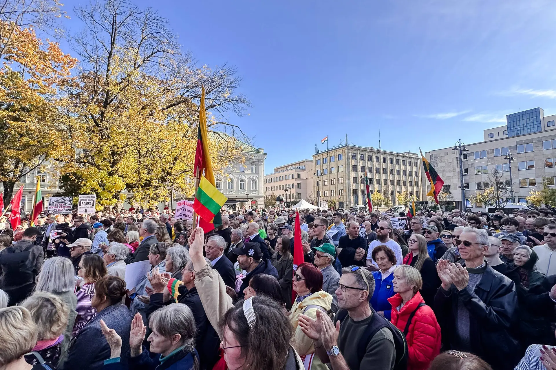 Sostinėje – protestai dėl imigracijos politikos