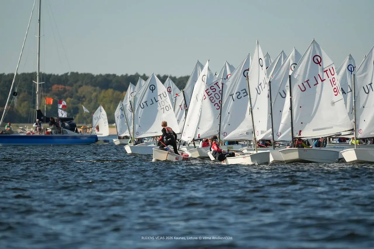 Kauno mariose vyksta „Rudens vėjo“ regata