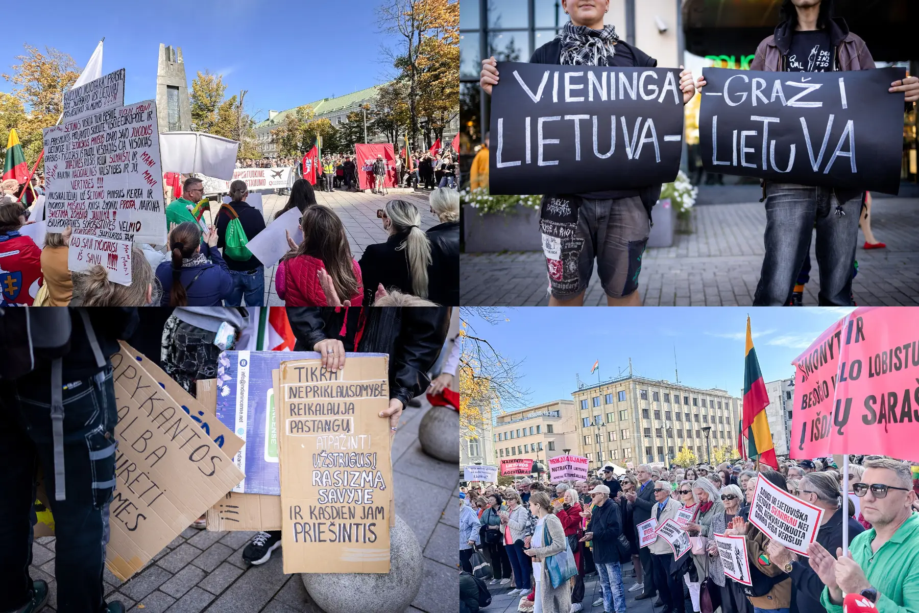 Sostinėje – protestai dėl imigracijos politikos