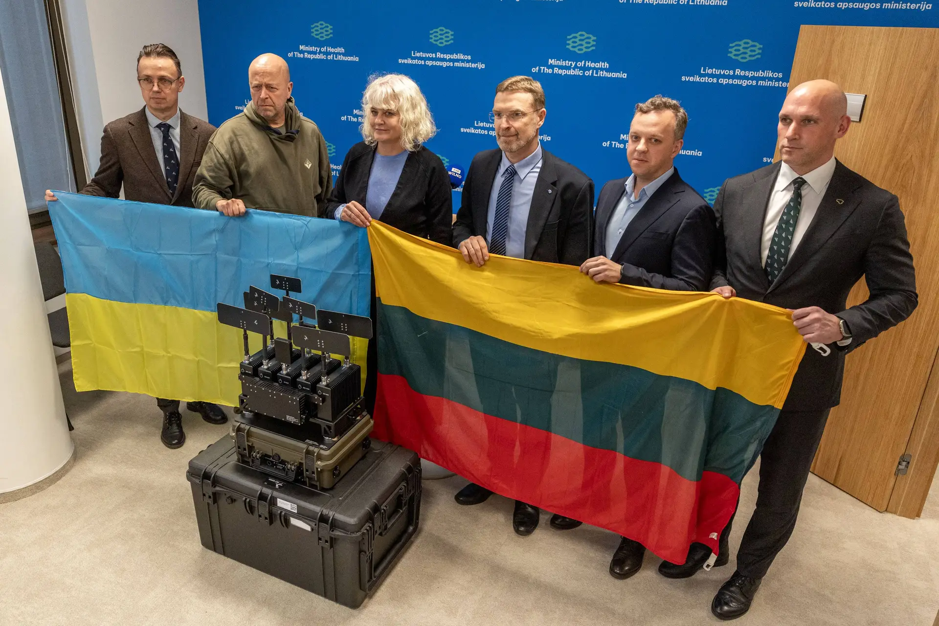 Ukrainos įmonėms perduotos antidronų sistemos