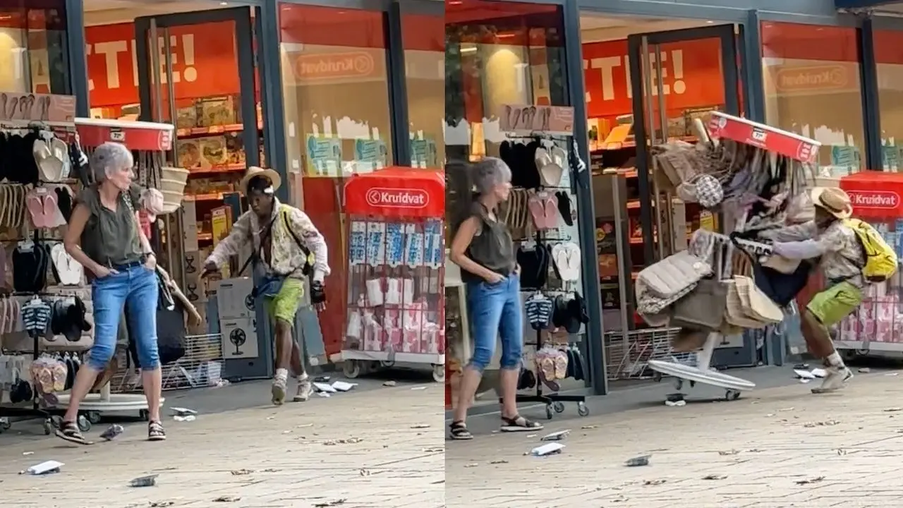 Man slaat de Kruidvat in Heerlen kort en klein