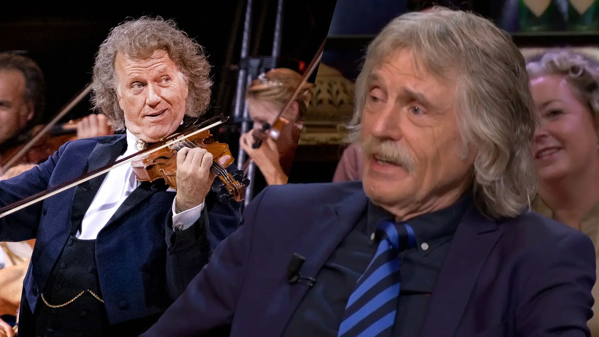 Johan Derksen beledigt André Rieu tot op het bot