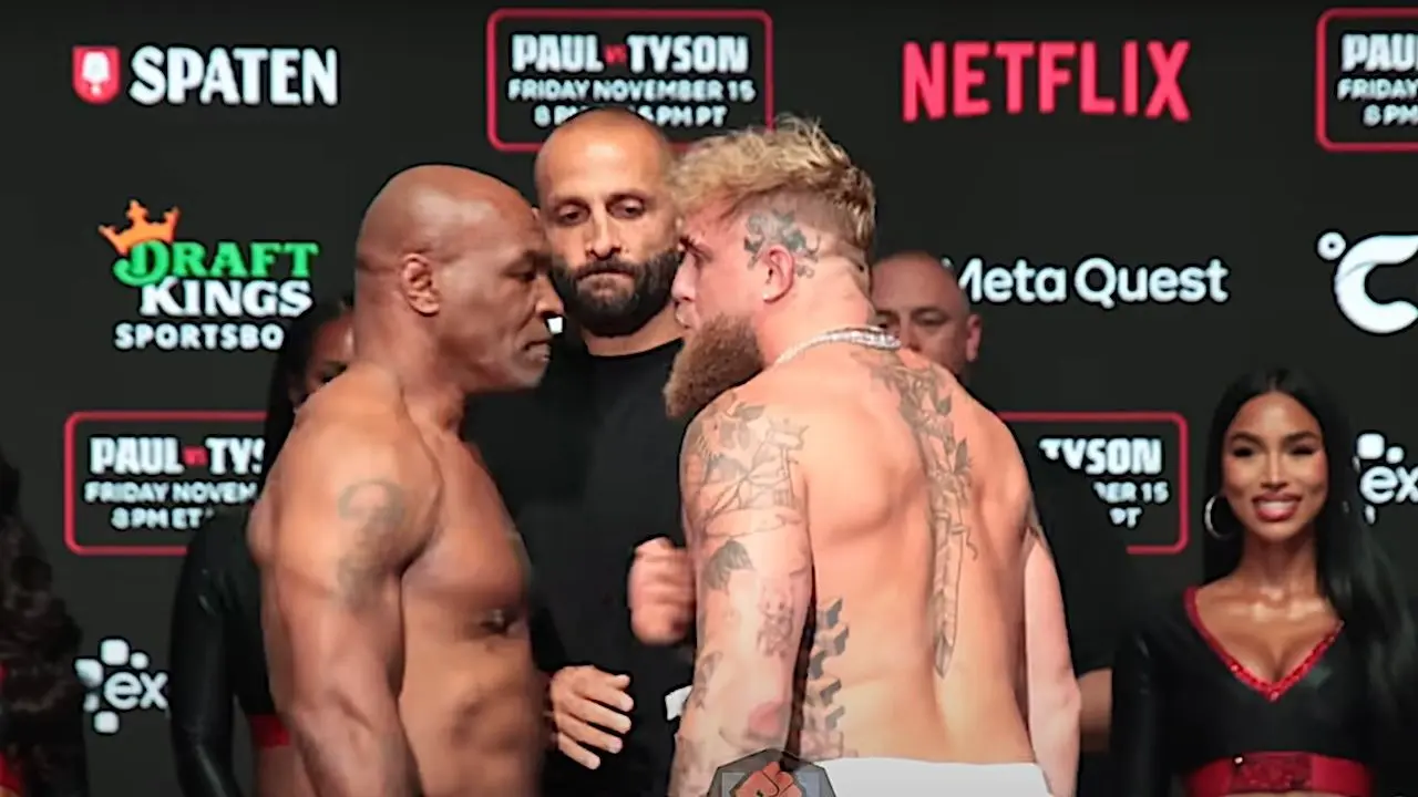 mike tyson slaat jake paul