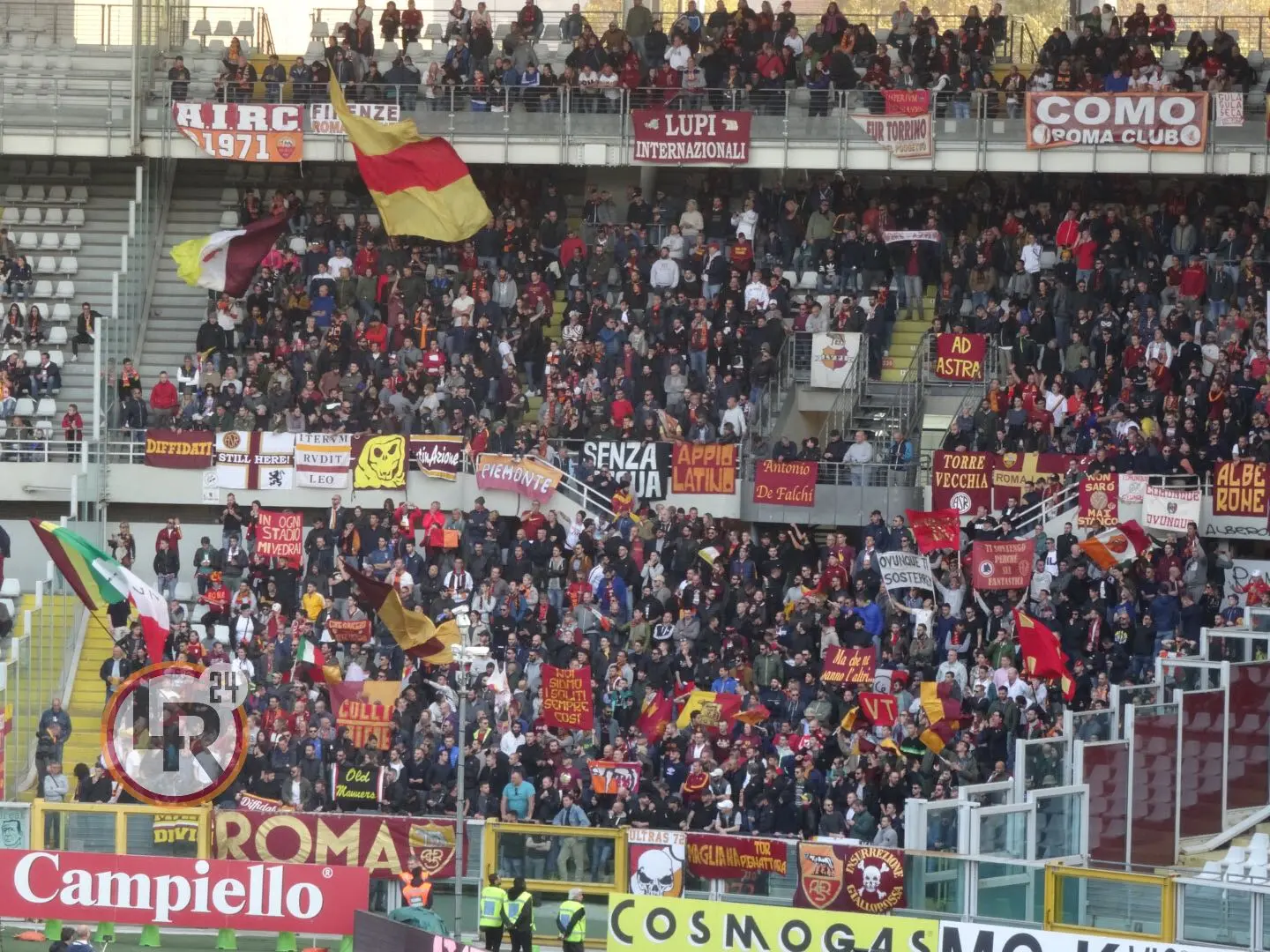 settore ospiti torino roma