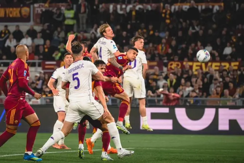 gol mancini roma fiorentina