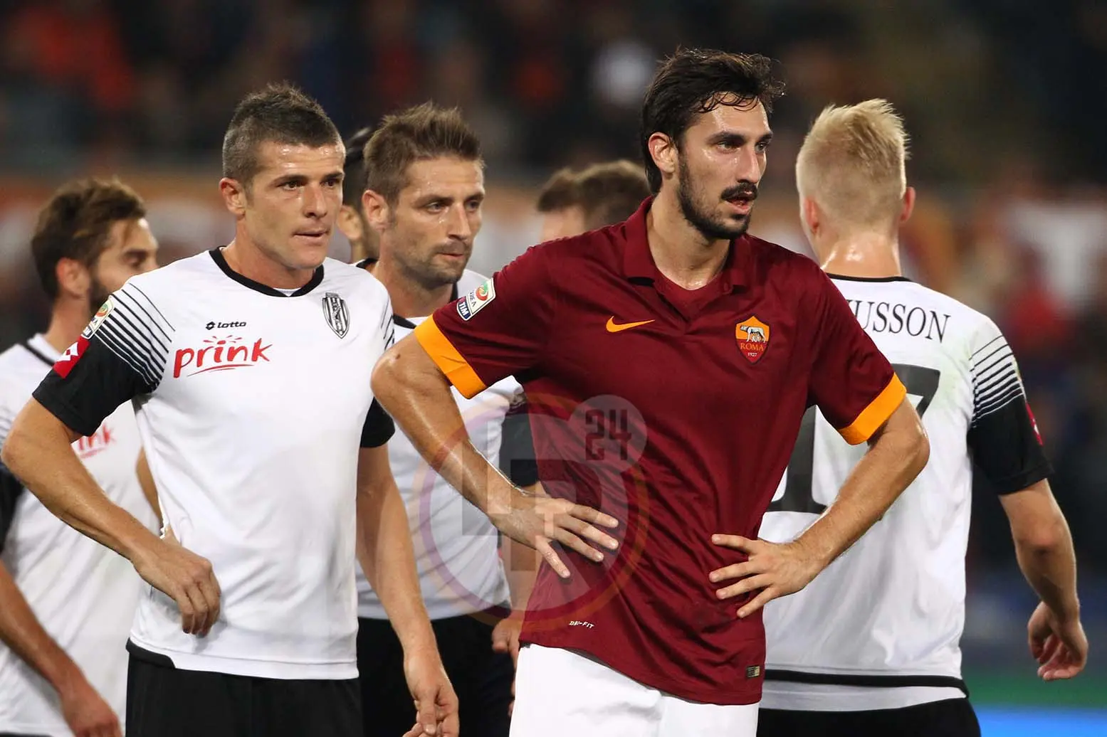 astori mezza figura roma cesena 291014 mancini