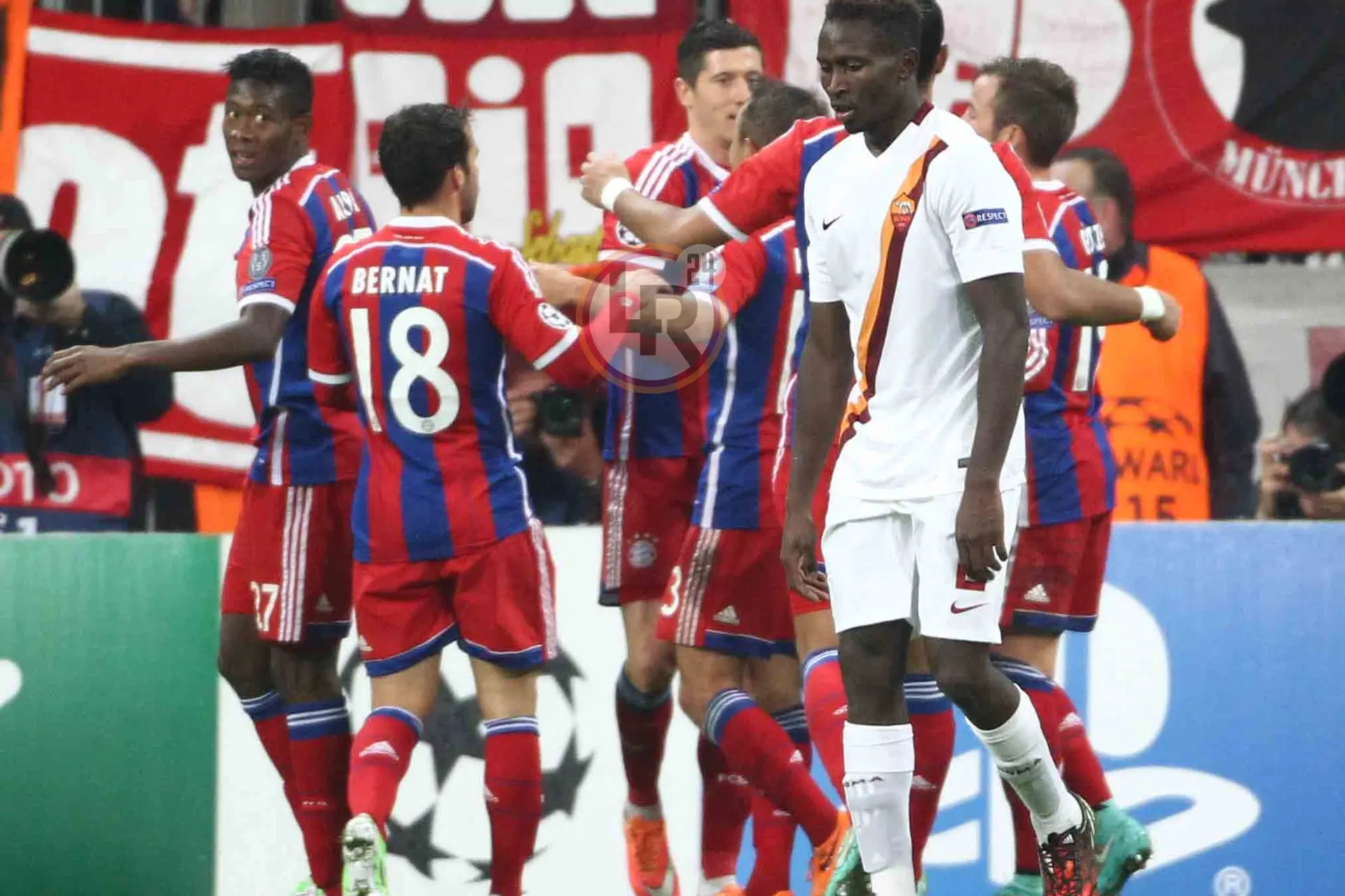 bayern monaco roma yanga mbiwa