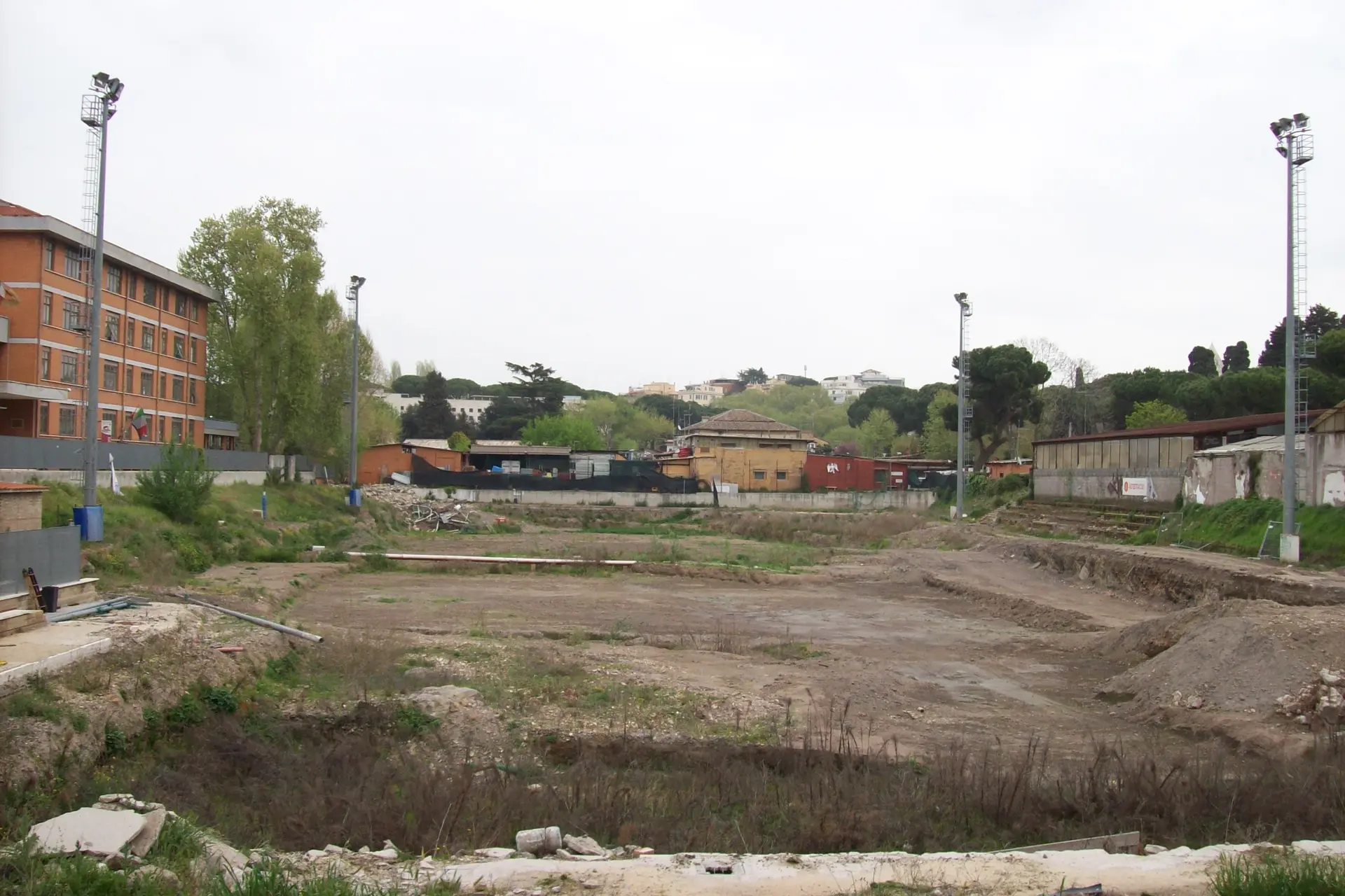 campo testaccio scavo