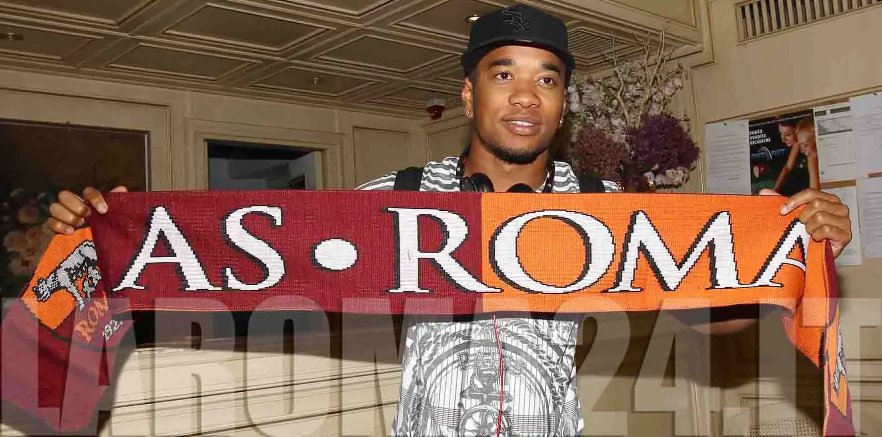 emanuelson sciarpa roma mancini ottima 100714