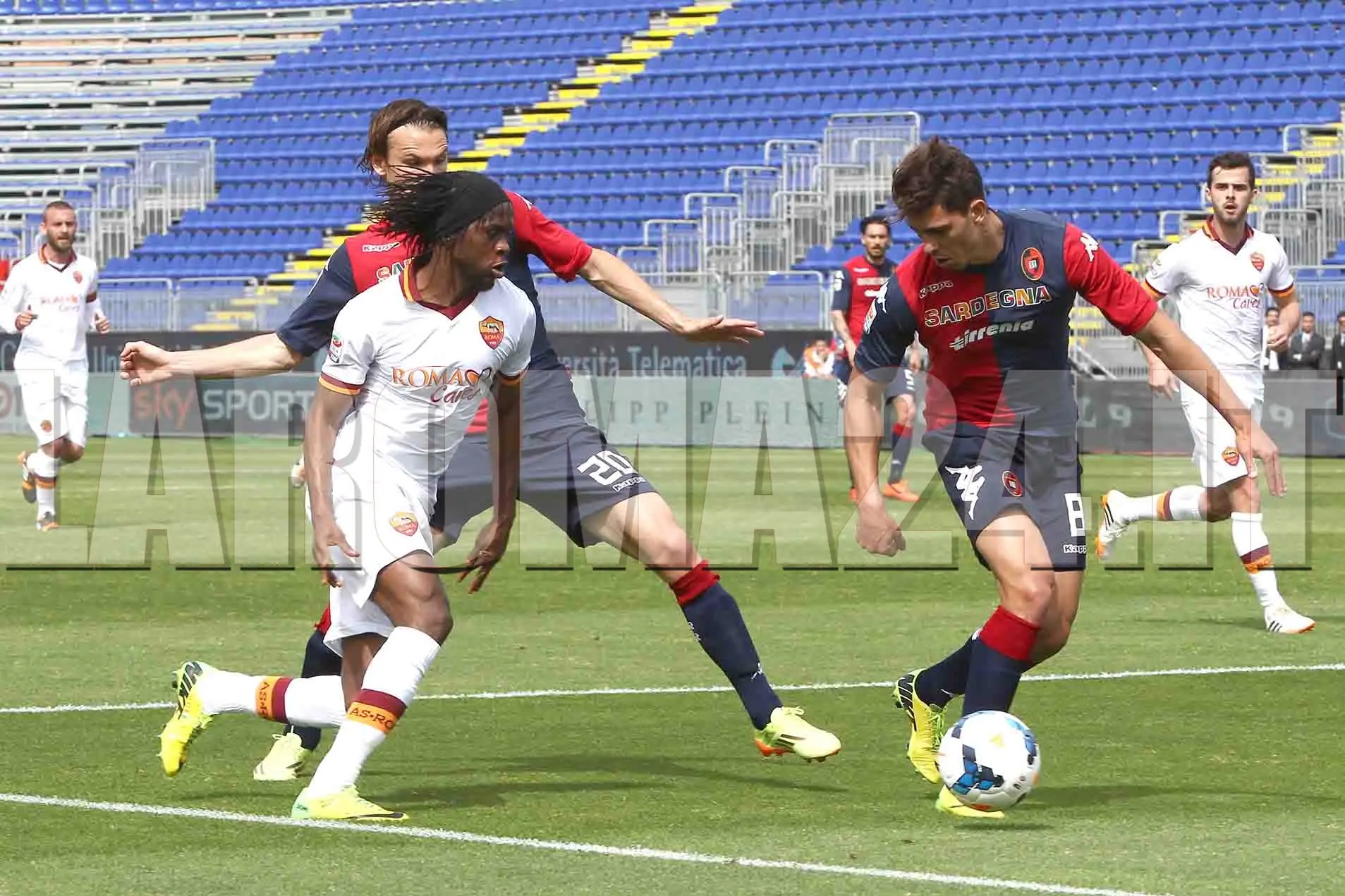 gervinho dribbling cagliari