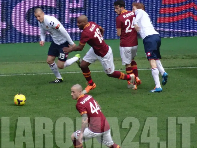 maicon pj radja azione roma genoa 120114