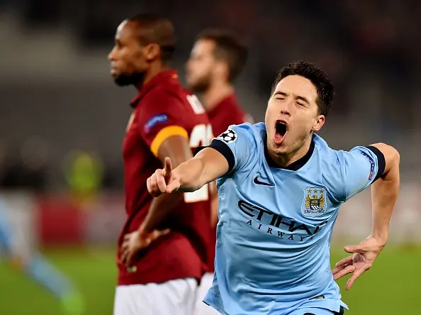 nasri esulta roma manchester city 1012141