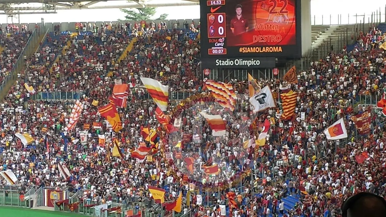roma cagliari curva sud 21092014