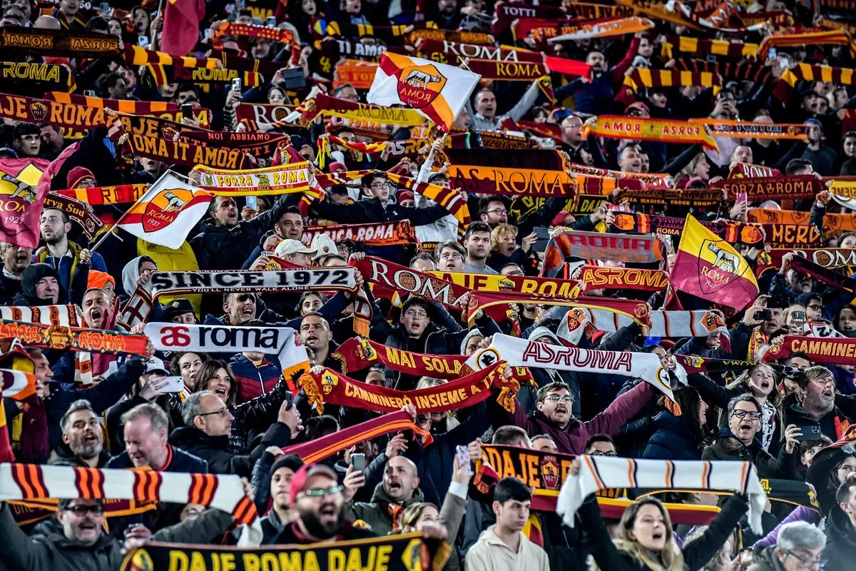 roma udinese stadio olimpico tifosi