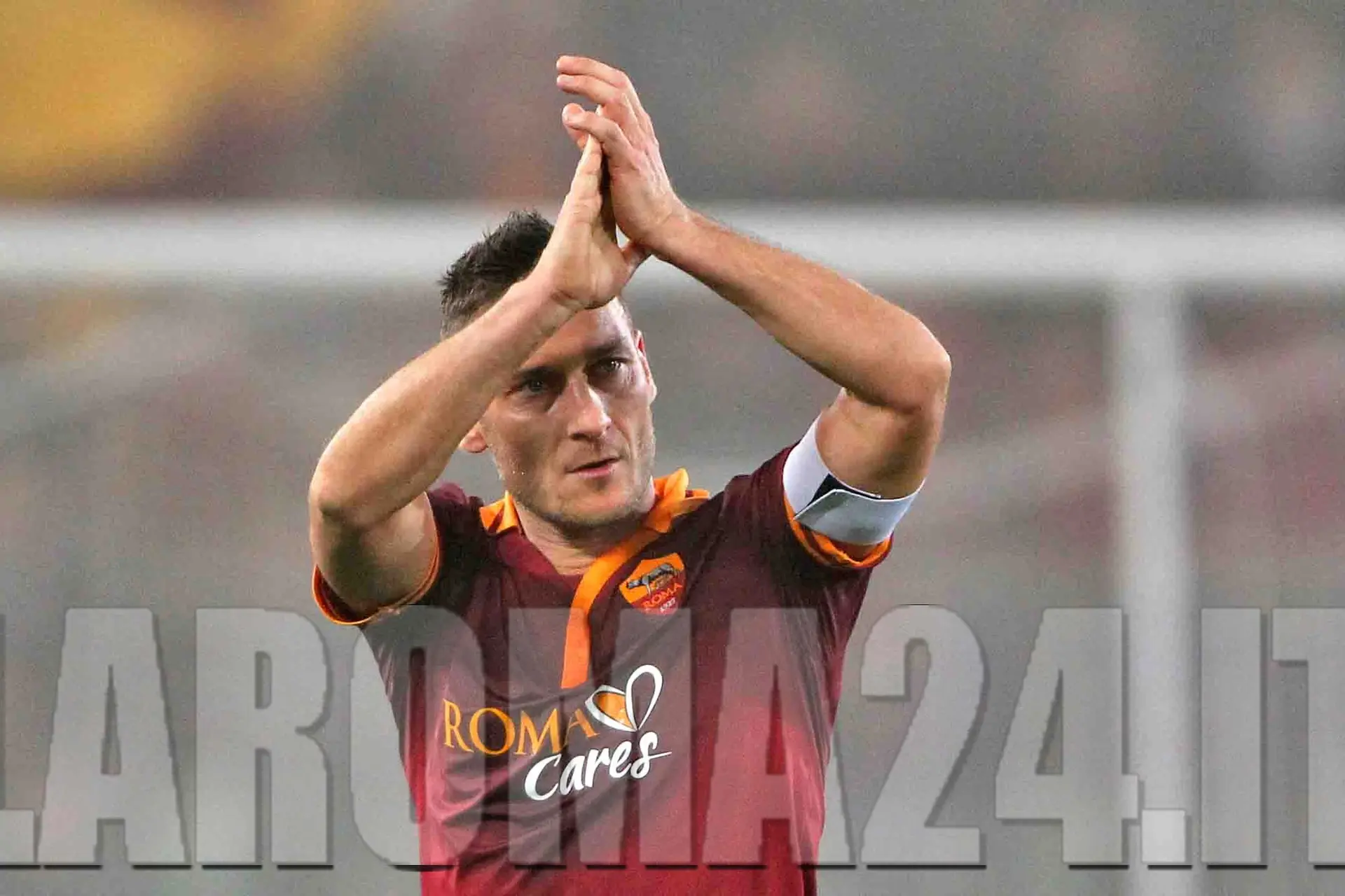 totti applaude sostituz ottima mancini 21 1 14 vs juve