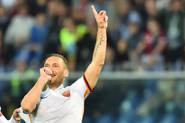 totti ciuccio ride