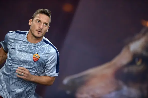 totti maglia allenamento champions bayern monaco 221014