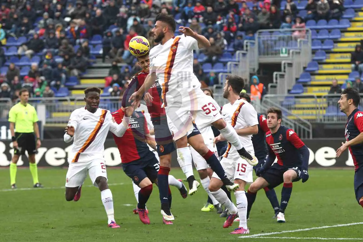 verde salta stop cagliari roma 080215 mancini