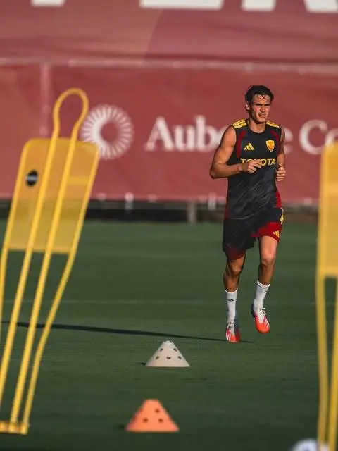 allenamento Trigoria Pisilli