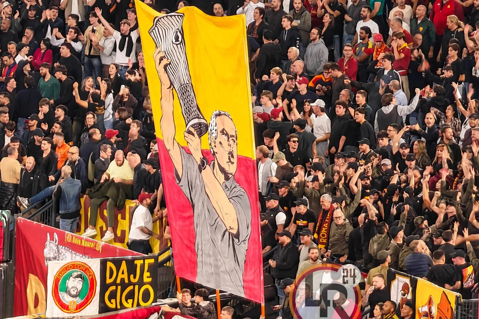 Il tributo dell'Olimpico a Mourinho 14.10.2026