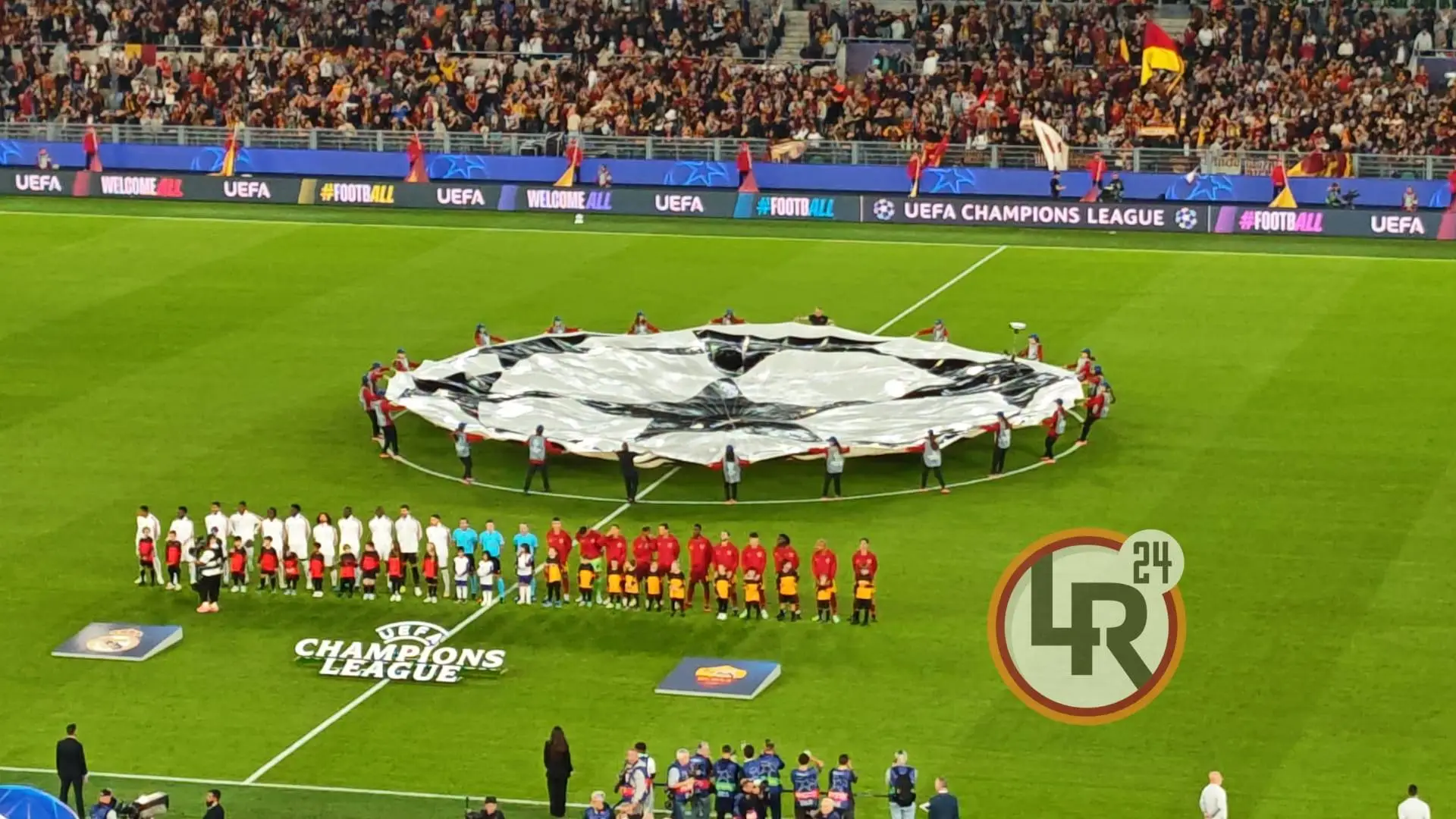 ROMA-REAL MADRID 1-1 (De Roon 20', Mbappé 25'): segui in tempo reale. La sblocca De Roon, Mbappé pareggia (FOTO e VIDEO)