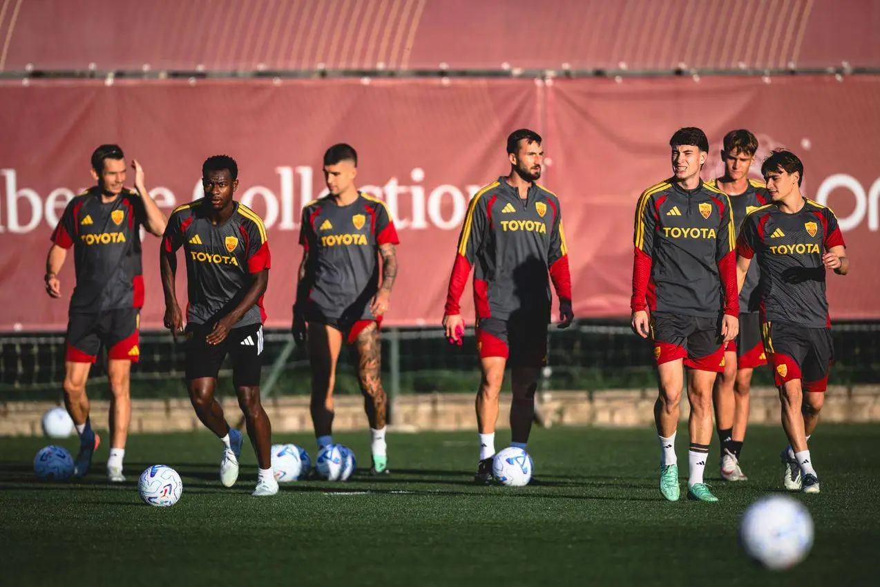 Trigoria, l'allenamento di giovedì 29.10.2026