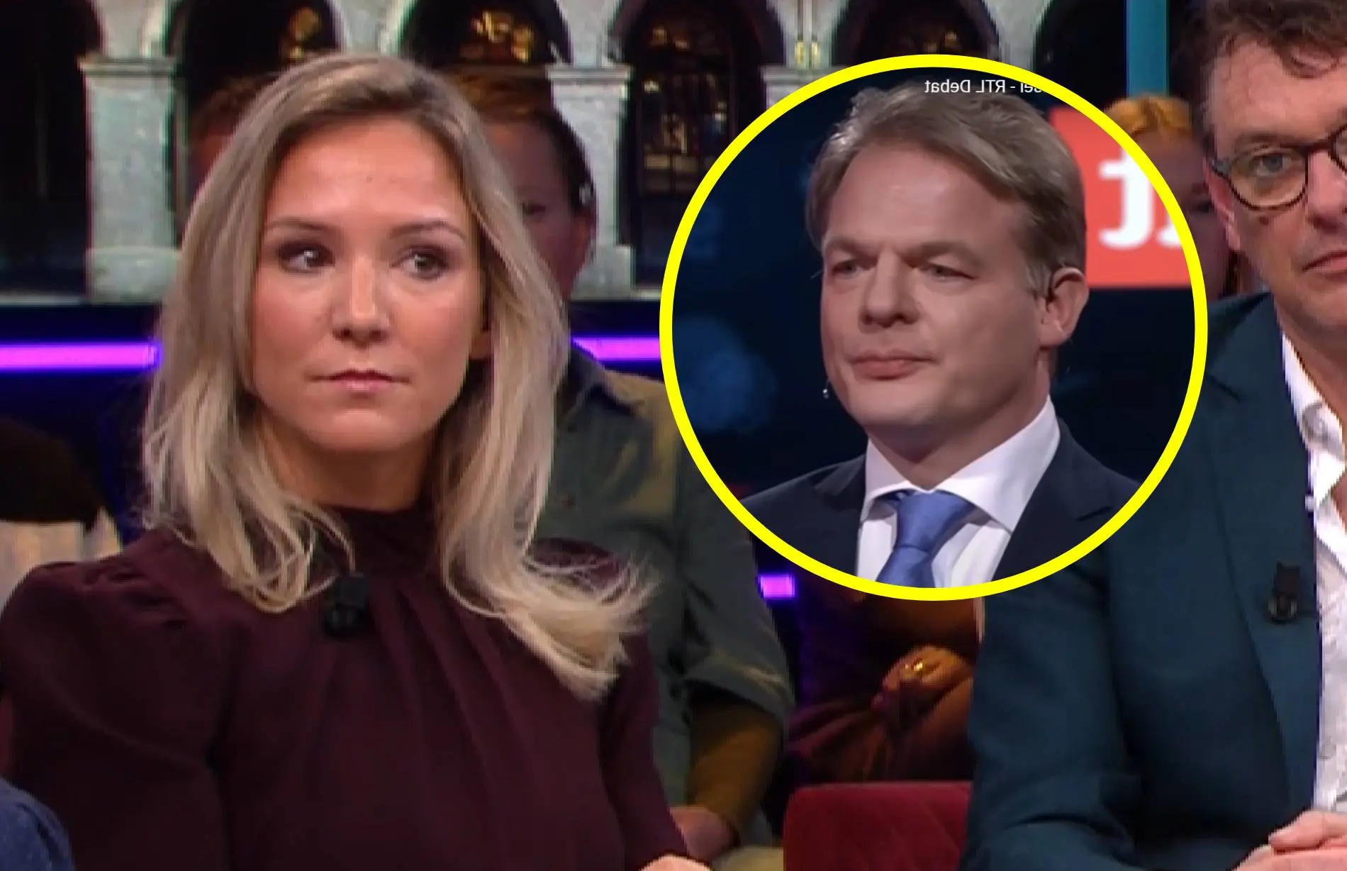 Foto: Knappe Elodie Verweij haalt Pieter Omtzigt door de mangel en maakt diepe indruk
