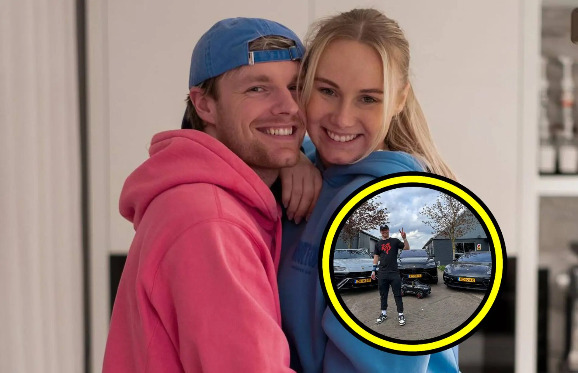 Enzo Knol heeft nu al een peperdure auto gekocht voor zijn ongeboren baby (foto's!)