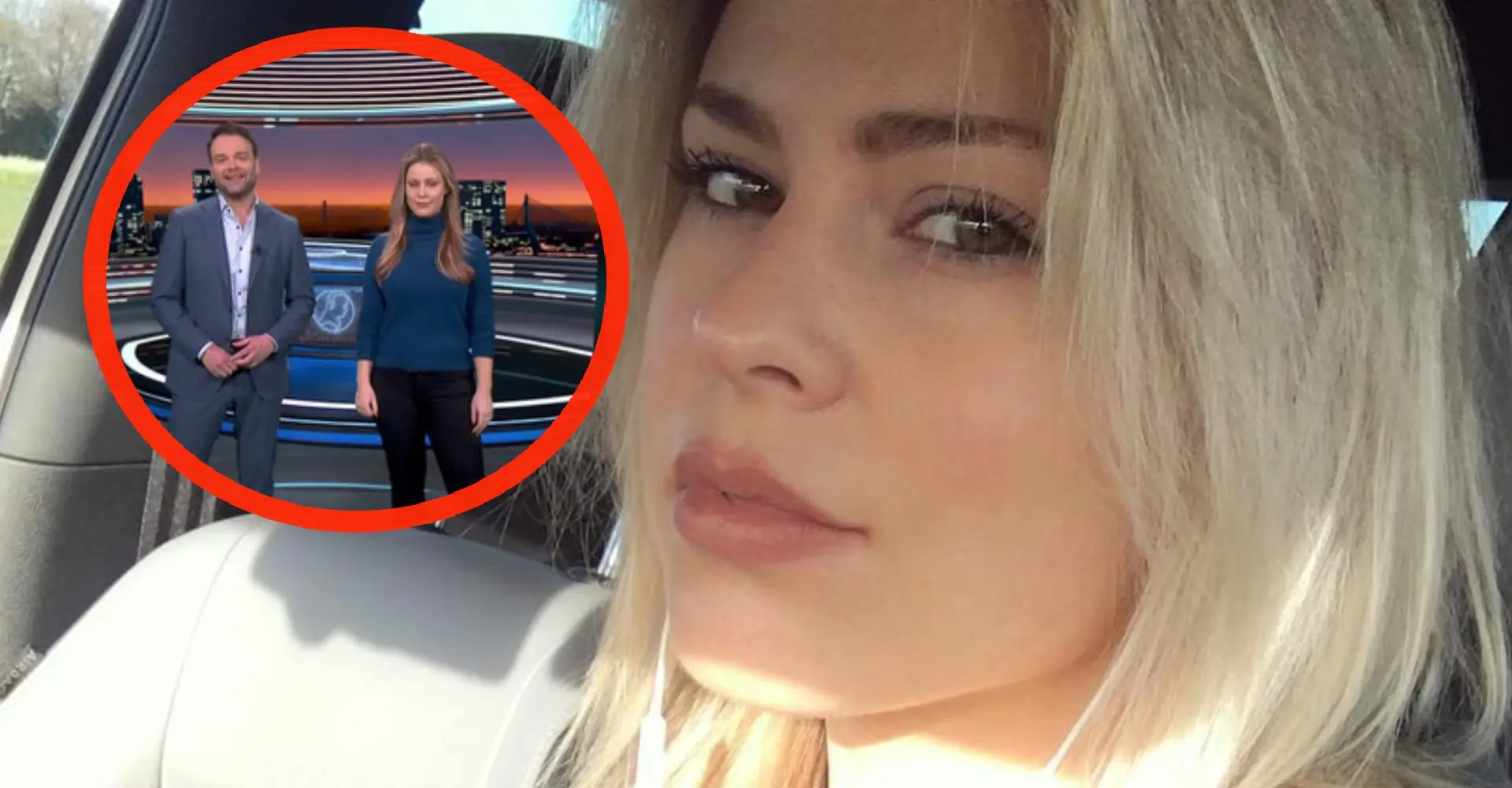 Foto: Celine Huijsmans laat kijker smullen tijdens Hart van Nederland