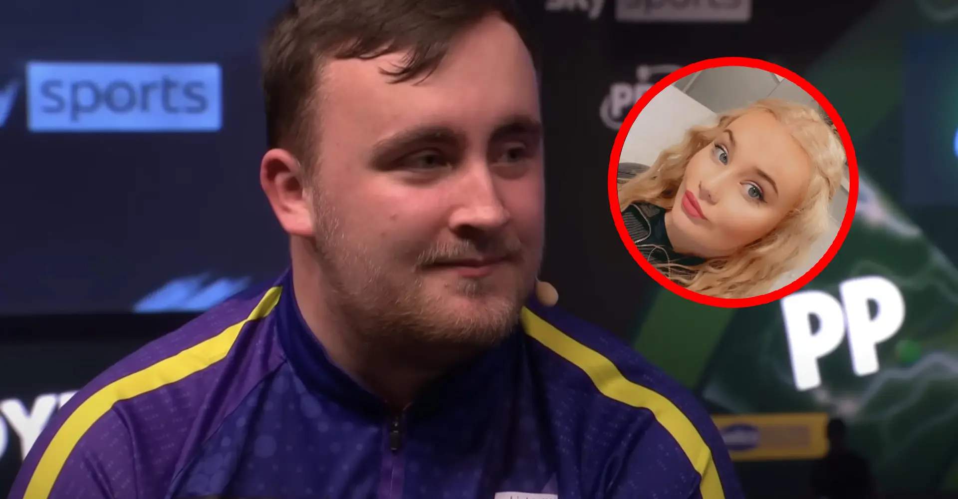 foto darts wonderkind luke littler 16 heeft veel oudere vriendin