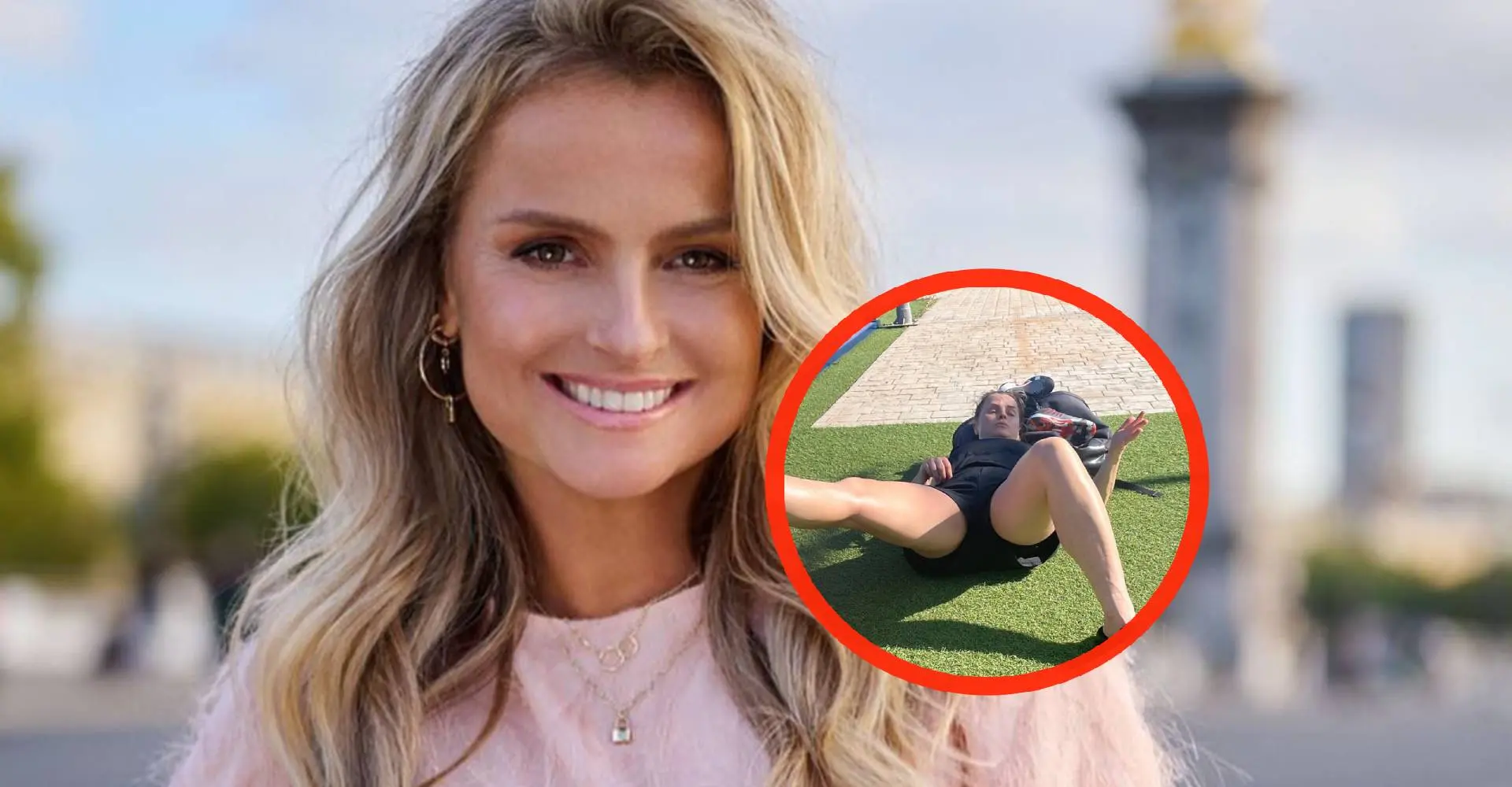 Foto: Fatima Moreira de Melo laat zich tussen de benen kijken