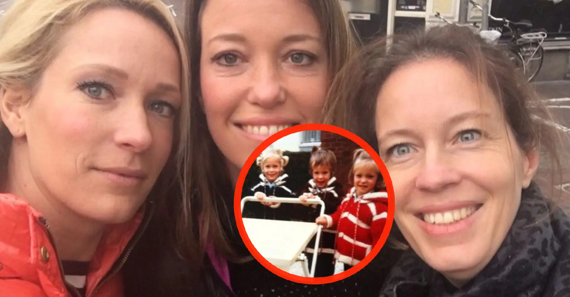 Foto: Hélène Hendriks deelt zeer zeldzame foto met identieke drieling-zusjes