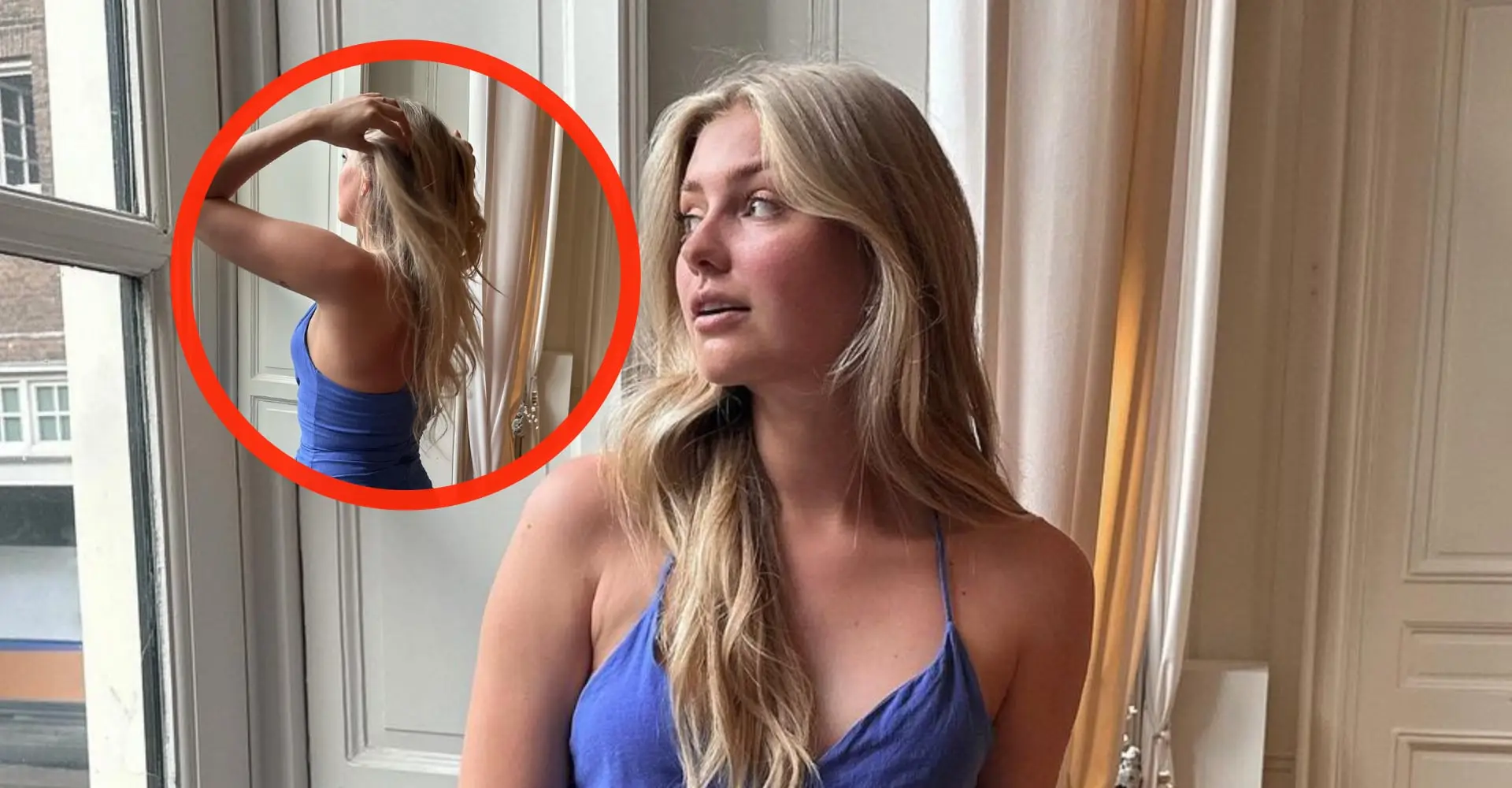 Foto: Marije Zuurveld laat haar geweldige lijf zien in zeer strak jurkje