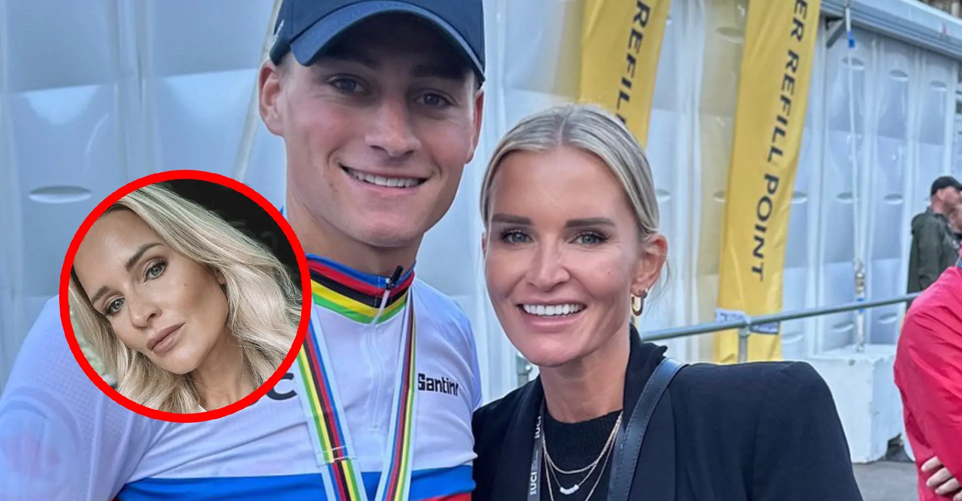 foto mathieu van der poel remt alleen voor zijn beeldschone vriendin roxanne bertels