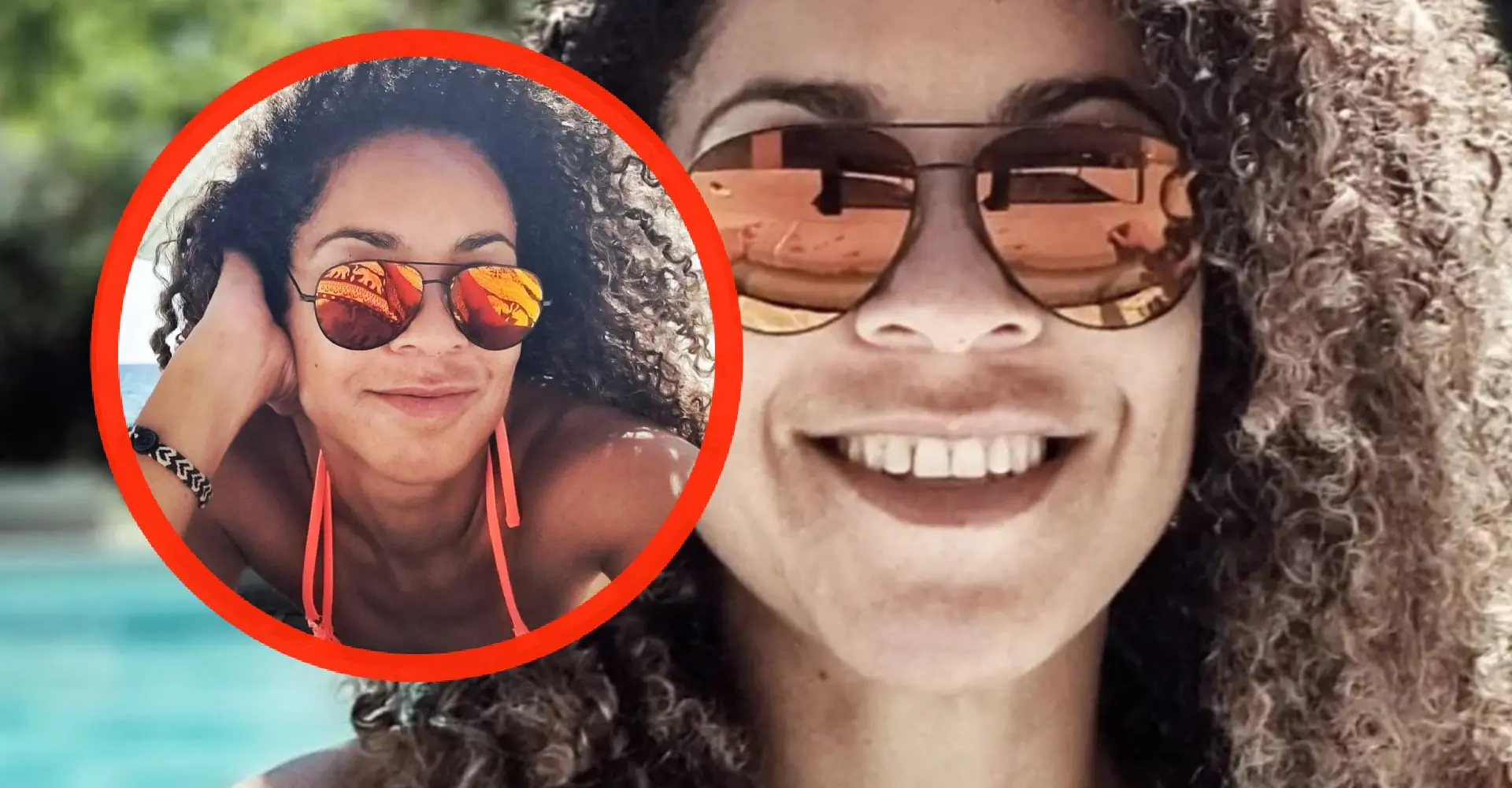 Foto: Weervrouw Amara Onwuka maakt volgers gek met strandfoto
