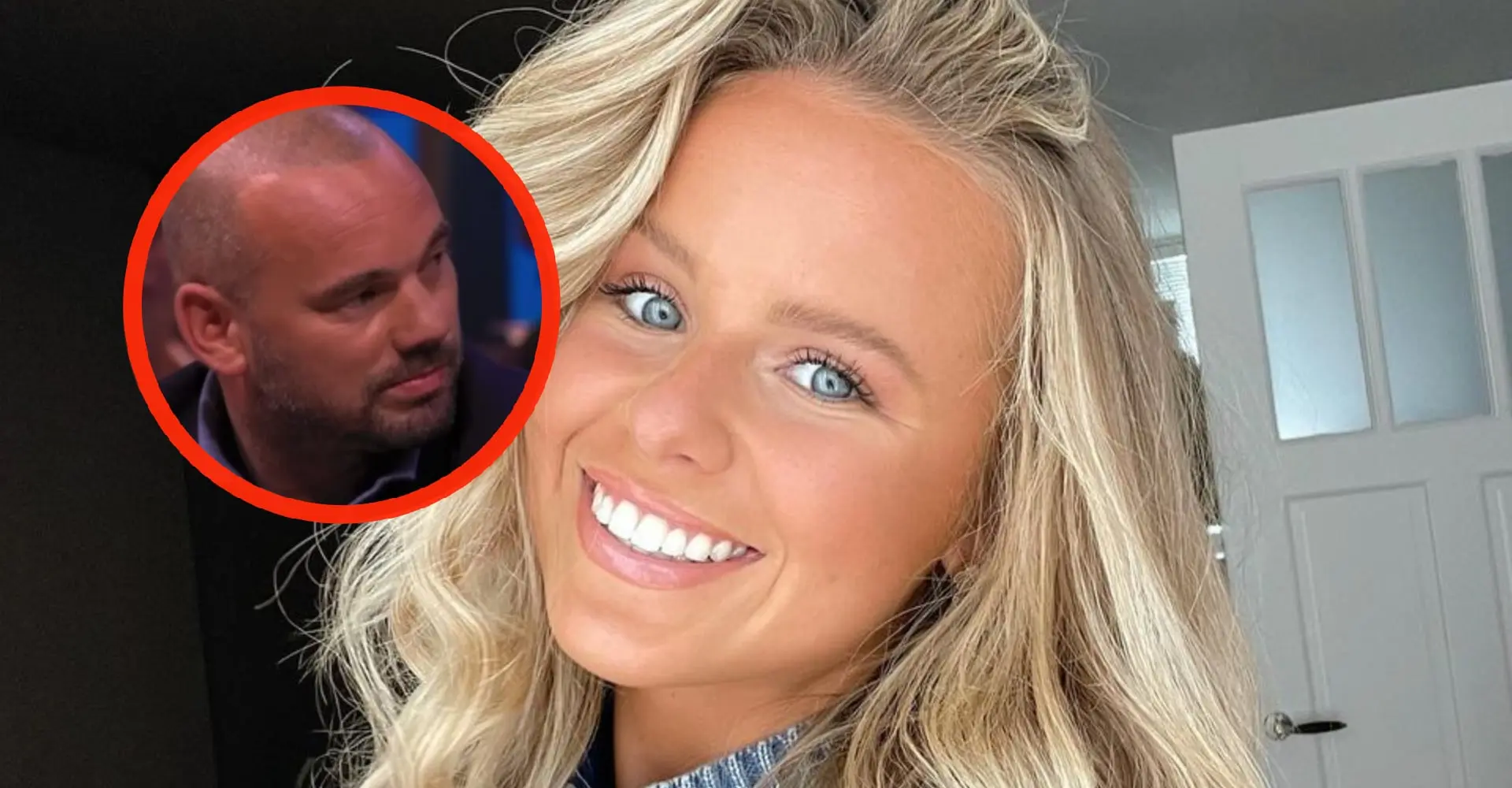 foto wesley sneijder verklapt met ongelukje dat dit zijn nieuwe vriendin is