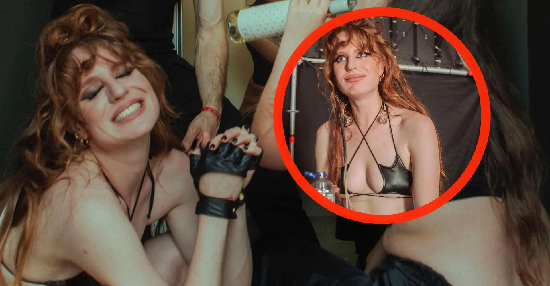 Foto: Zangeres Merol laat zichzelf van alle kanten zien in extreem pikante festivaloutfit