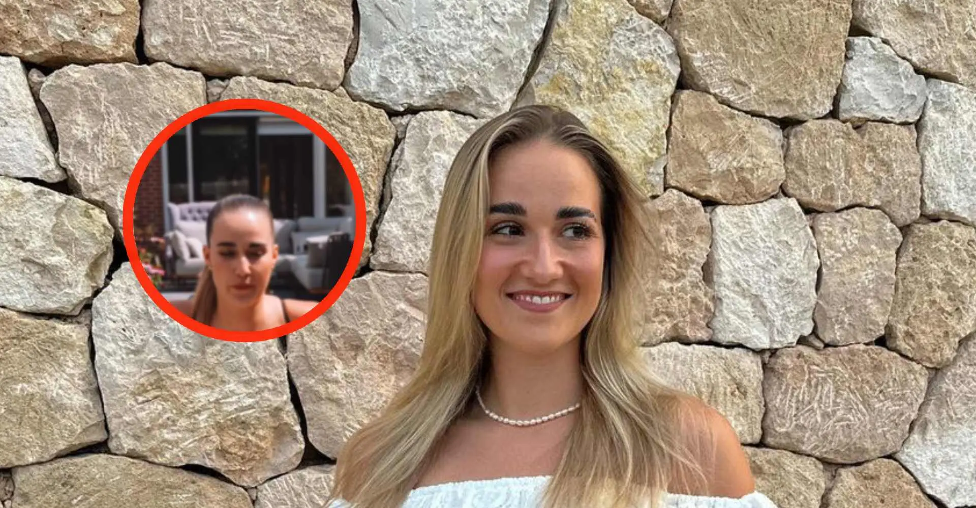 Video: Influencer Melanie Latooy heeft het overduidelijk ijskoud in strakke badkleding