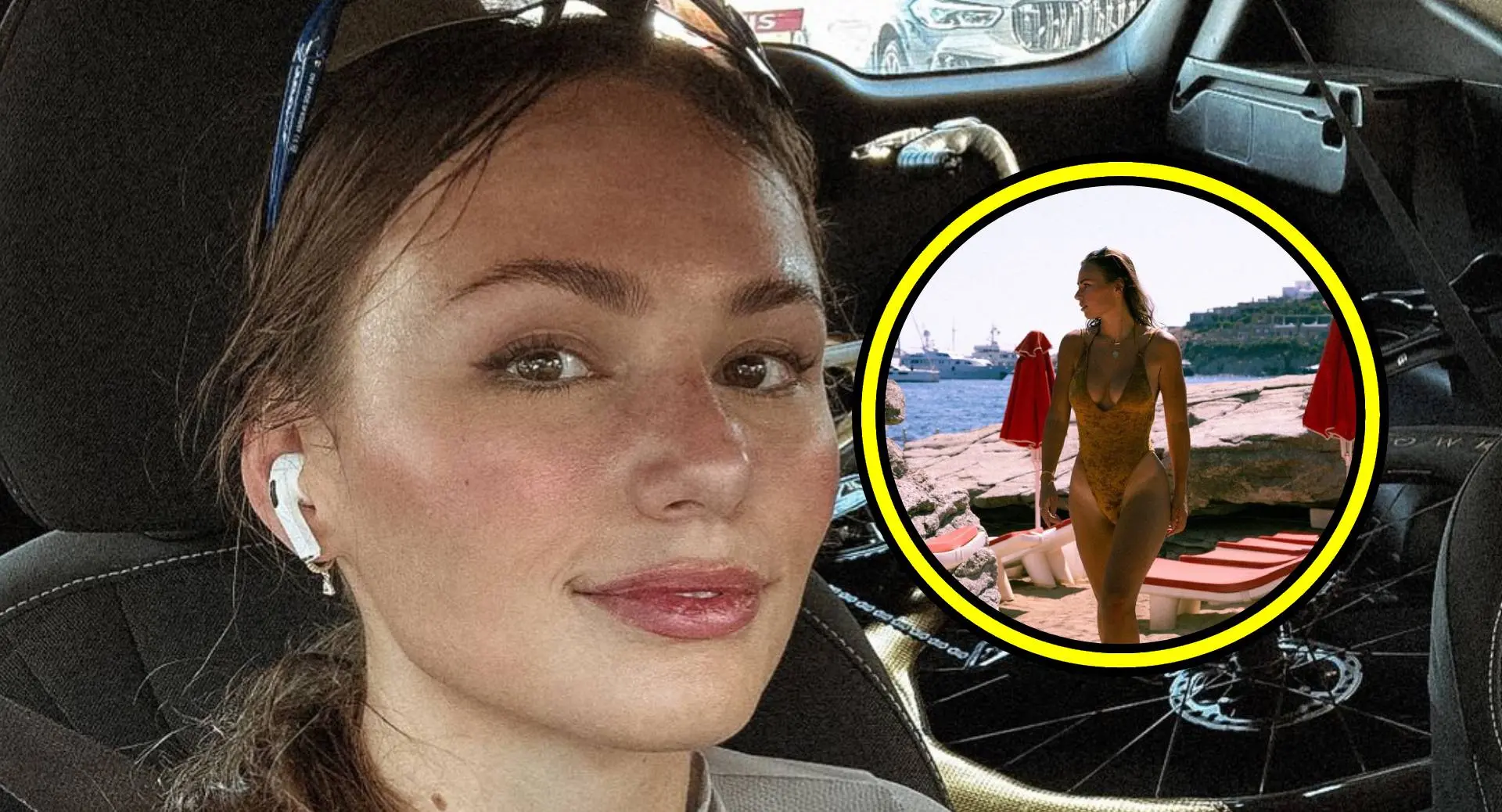 Puck Moonen ontvlucht Nederland voor warm oord en toont daar haar goddelijke figuurtje in mini-badkleding (foto!)
