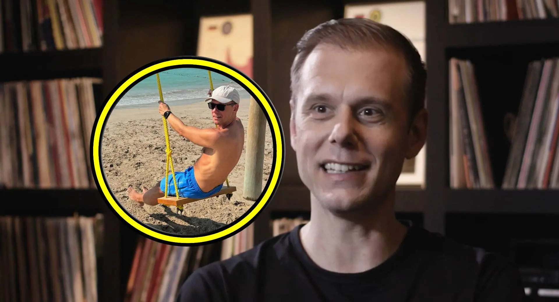 Zo zie je Armin van Buuren nooit: DJ blaast zonder kleding stoom af (foto)