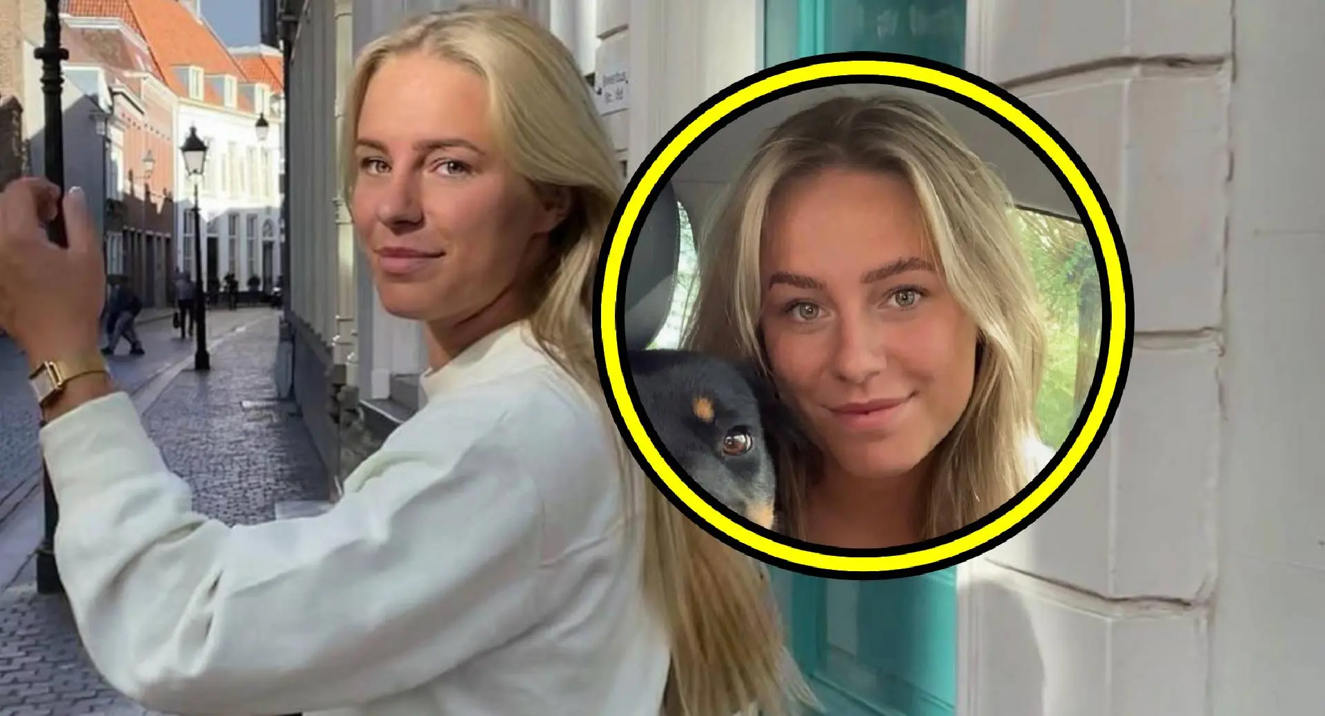 Prachtige voetbalster Ilse van Esch laat voetbaltenue in hotelkamer achter voor weinig verhullende strandfoto