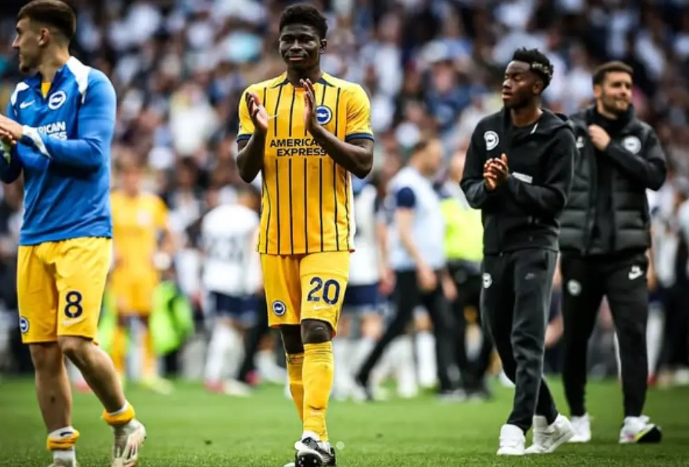 Carlos Baleba's Instagram 'like' as Man Utd press to sign Brighton midfielder