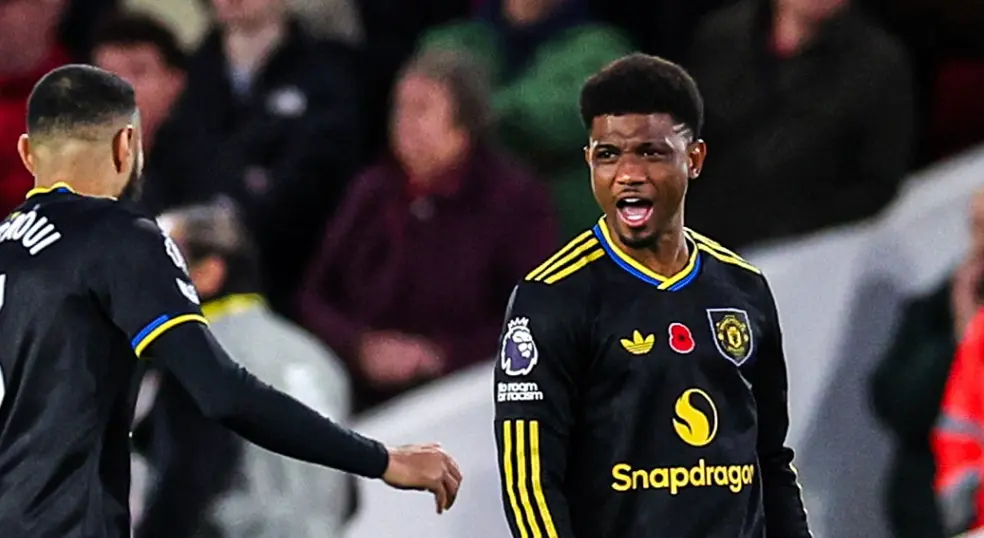 Manchester United winger Amad Diallo