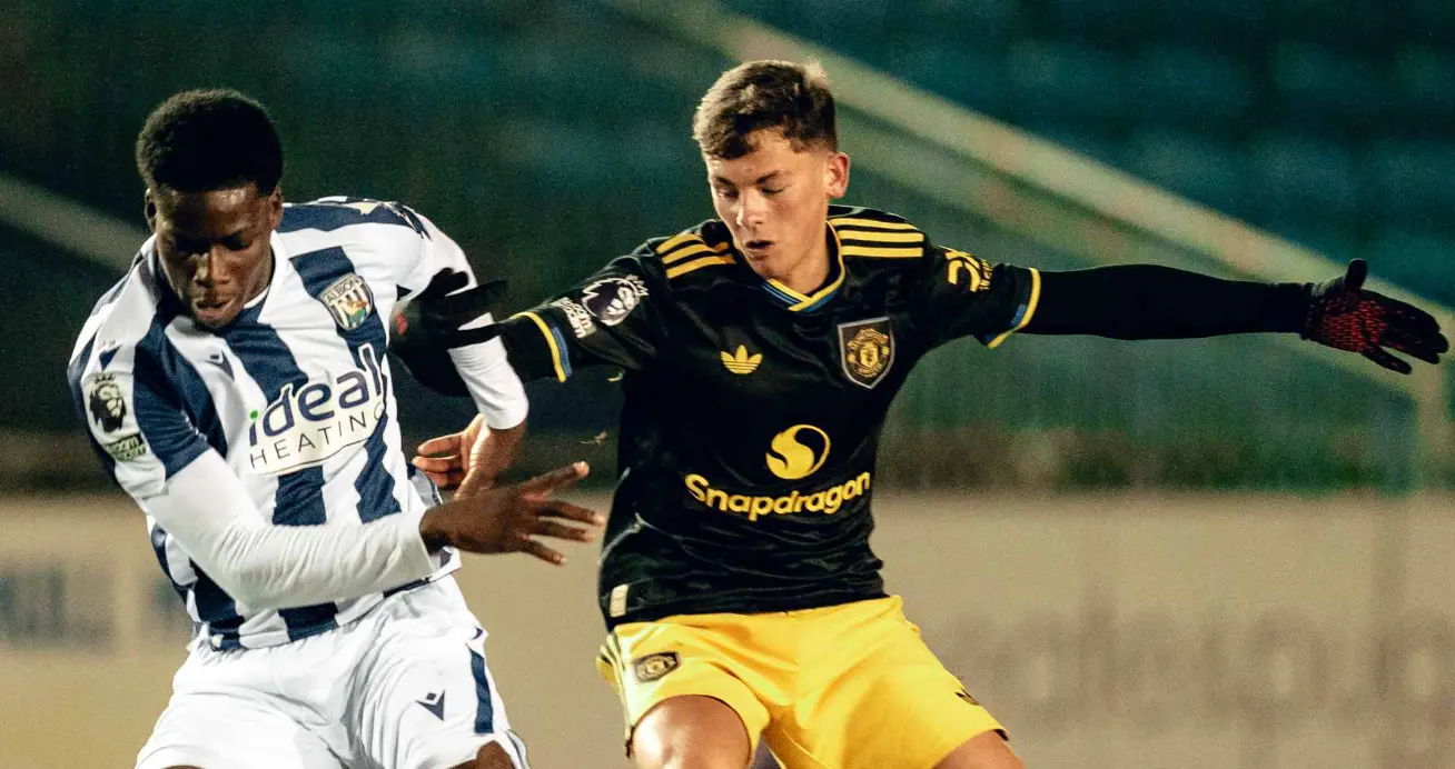 Shea Lacey smashes hat-trick for Man Utd U21s as he terrorises West Brom's defence