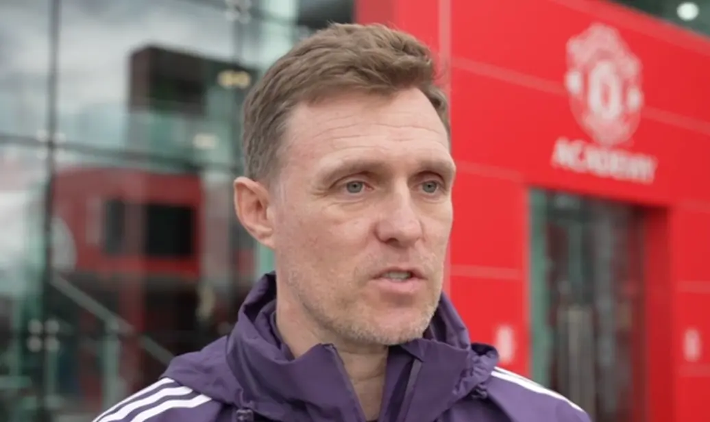 Man Utd U18 manager Darren Fletcher