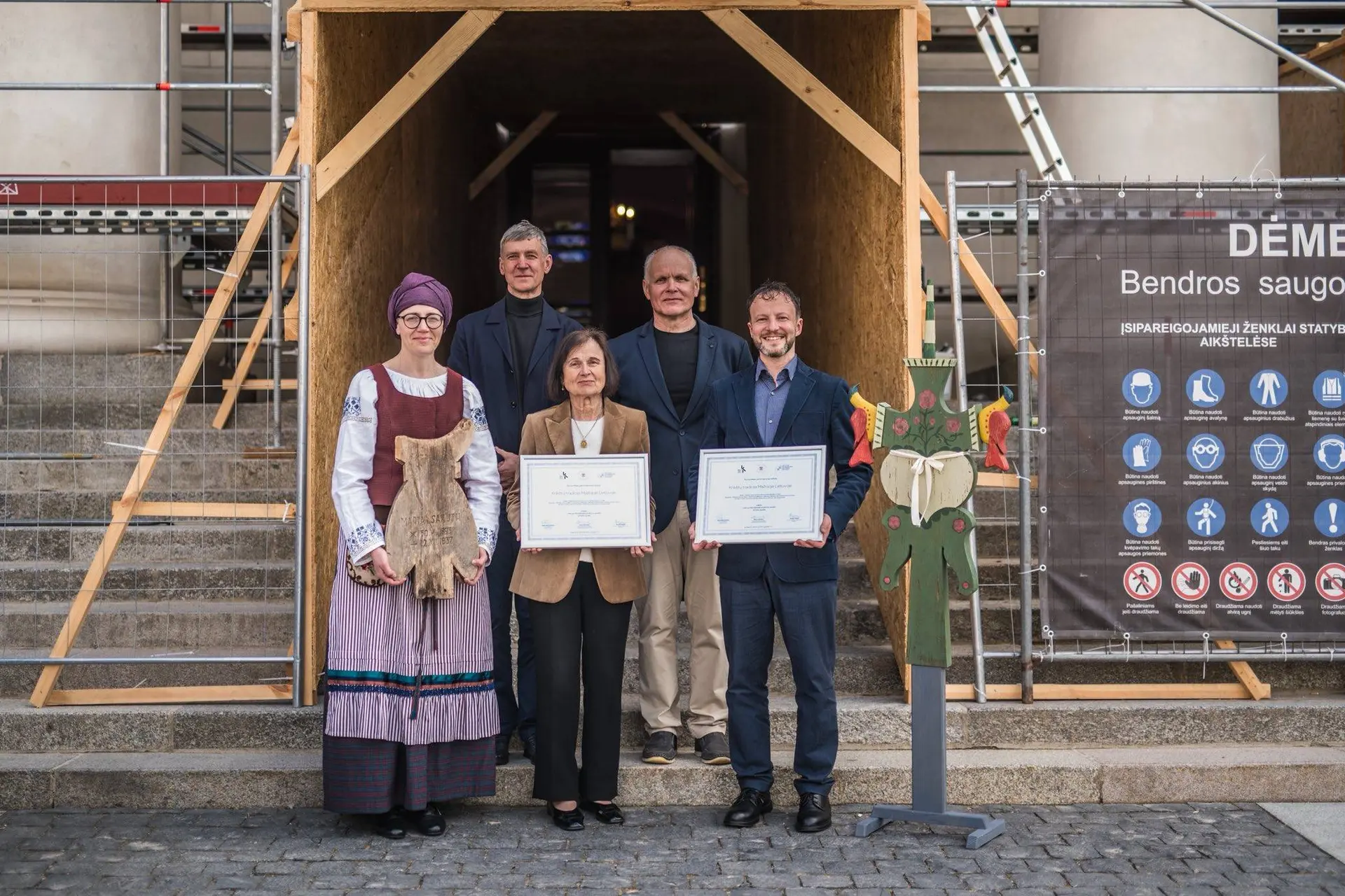 Akimirka iš ceremonijos / Organizatorių nuotr.