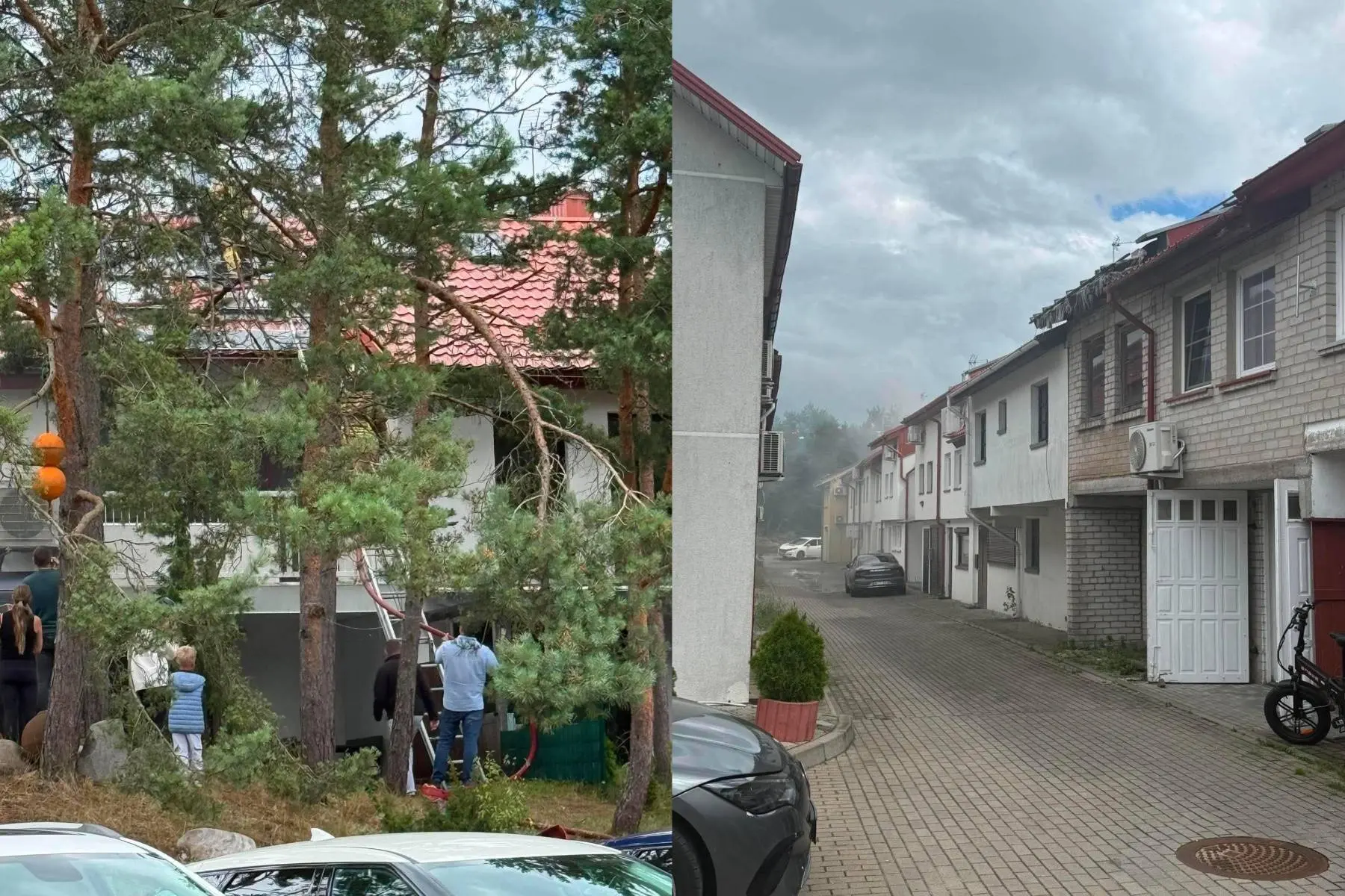 Gaisras Nidoje / Skaitytojų nuotr.