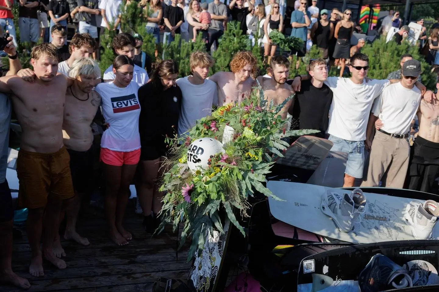 Nuskendusio Motiejaus Lisausko pagerbimo ceremonija