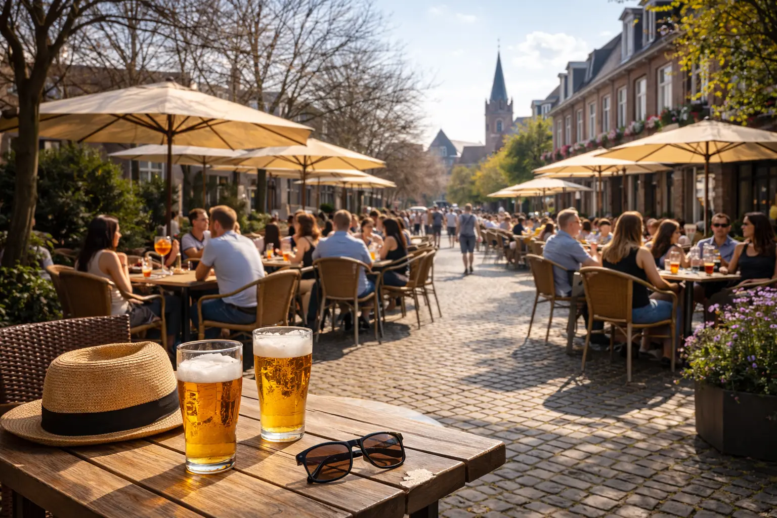 Haal de terrastafels maar weer boven: KMI voorspelt zonovergoten week